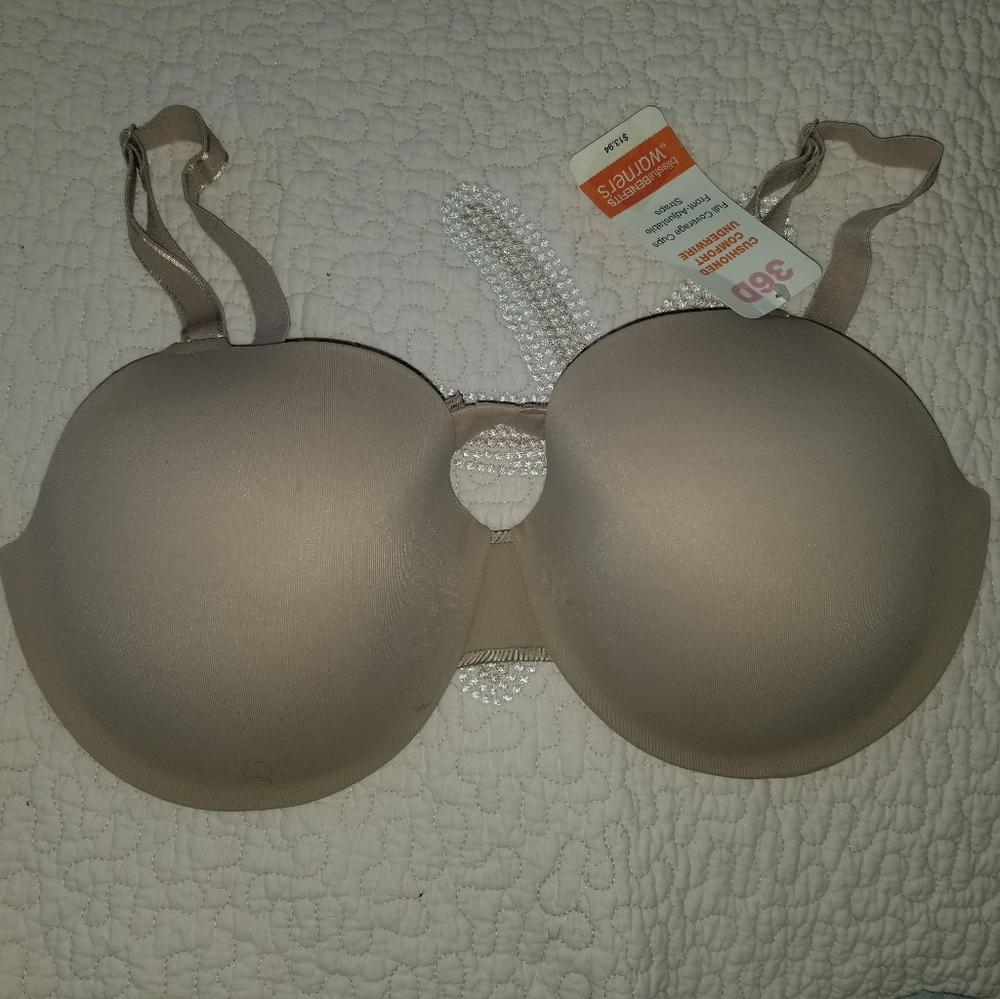 Nude full coverage bra
